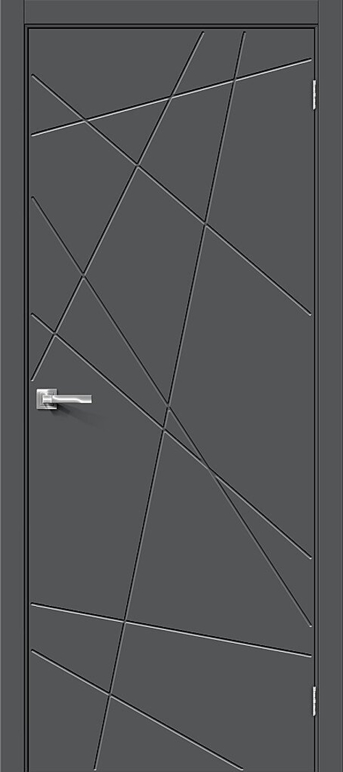 Межкомнатная дверь Граффити-5.Д.П Stormy Silk / Двери Браво