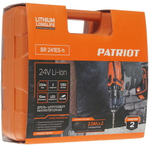 Дрель-шуруповерт акк. PATRIOT BR 241ES-h,24В, 2,0 Ач, 33Нм, УДАРНЫЙ,кейс (180201246)