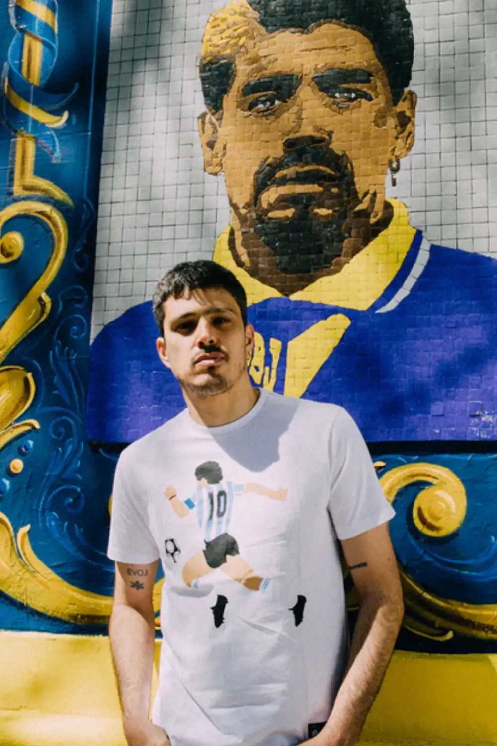 Футболка Retro COPA x Maradona Argentina Graphic - белый