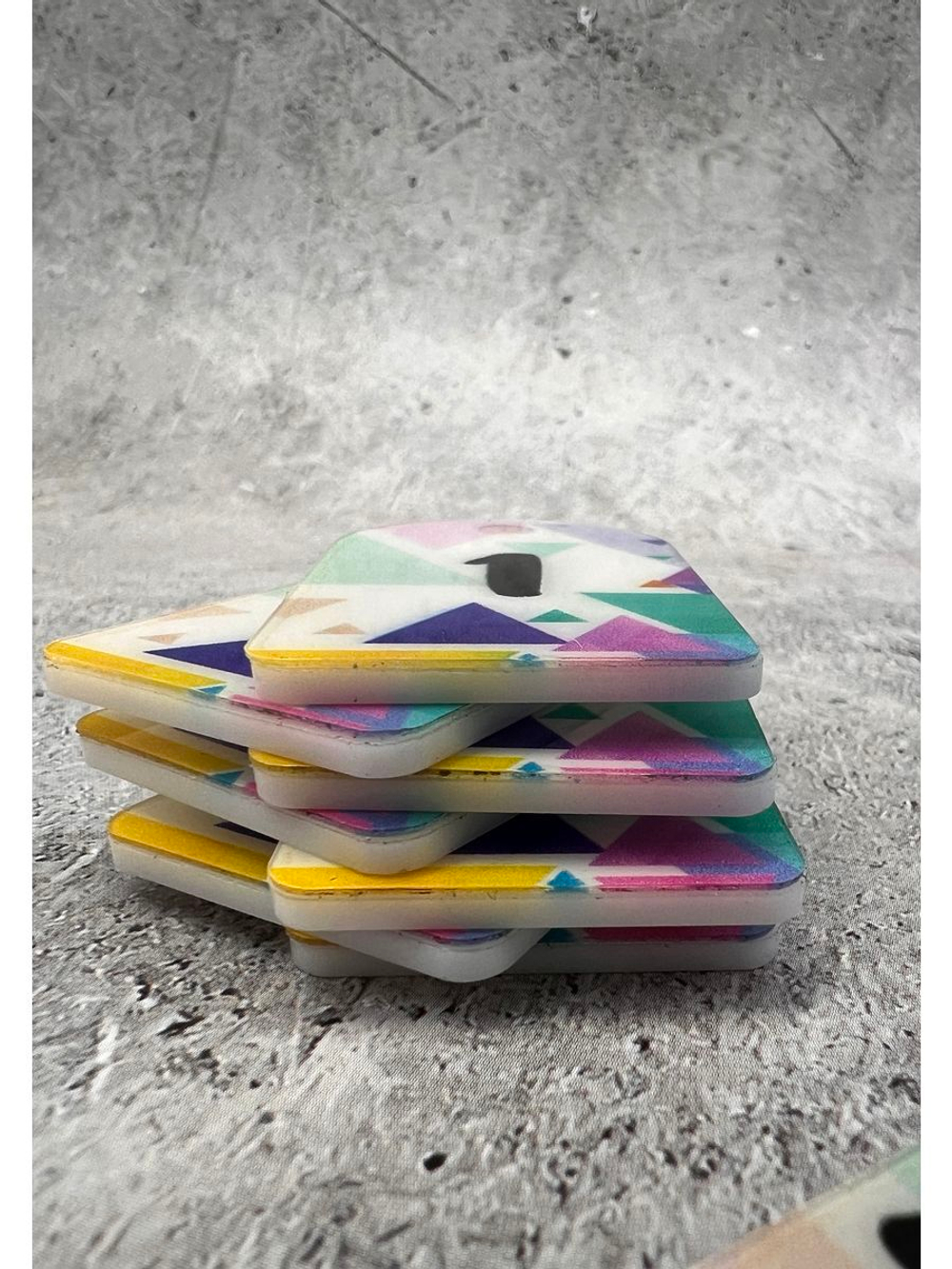 Номерки для ключей акрил 3х5 см