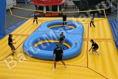 Площадка для игры в Боссабол 17*9*5 м, одноуровневый