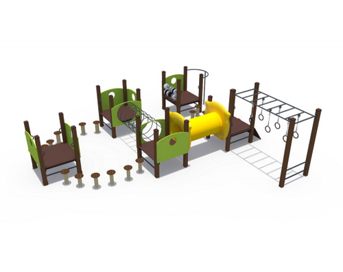 Спортивный комплекс (пеньки) ДСК 04404