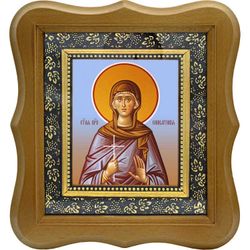 Синклитикия Александрийская преподобная. Икона на холсте.