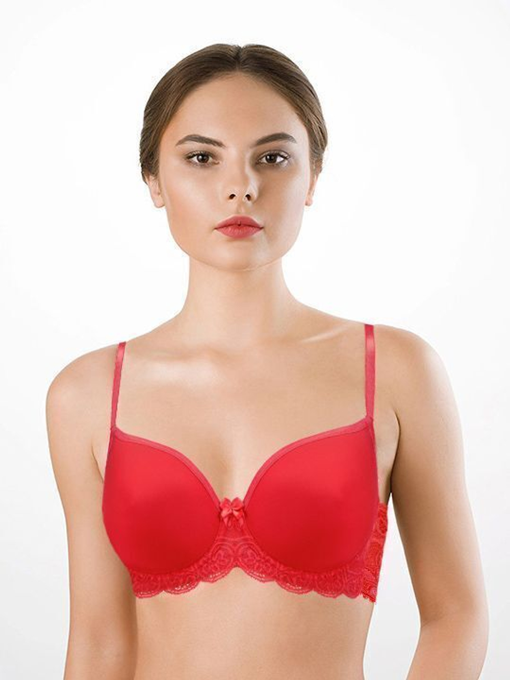 Бюстгальтер с формованными чашками на каркасах Snejanna (Размер: 90E) (Цвет: молочный)