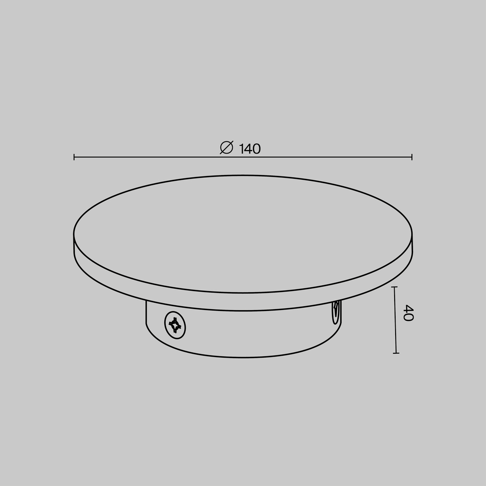 Светильник уличный настенный led ip65 Wald 3000К 7Вт