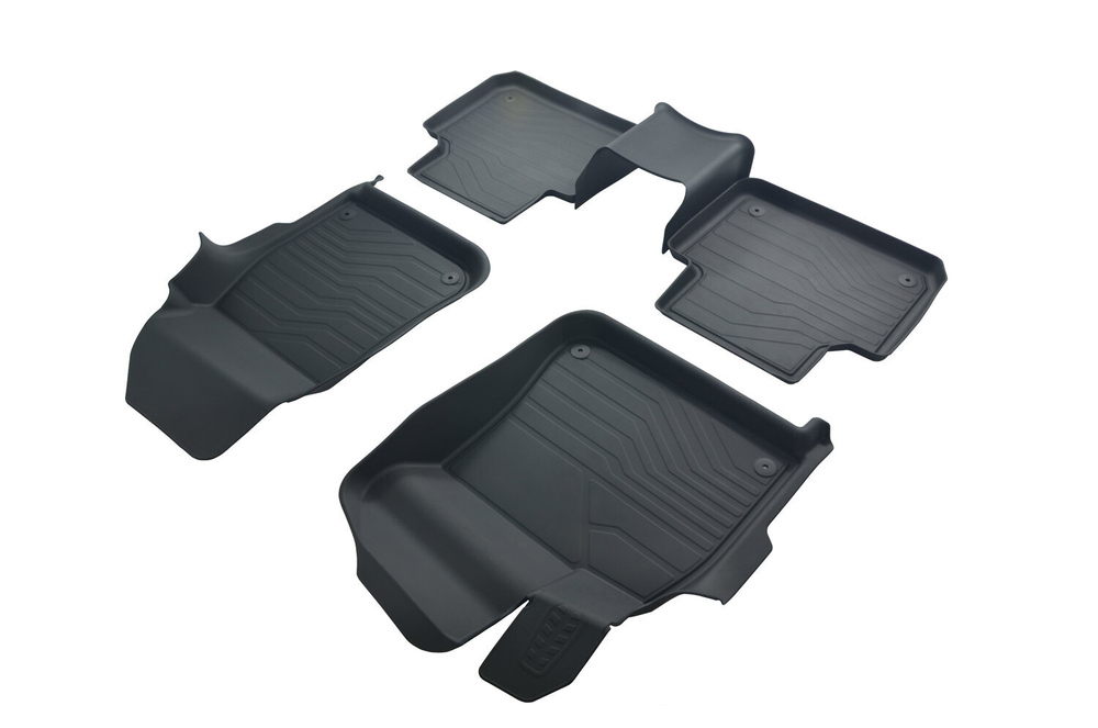 Коврики резиновые в салон 3D LUX для Porsche Cayenne (2017-) SRTK.3D.POR.CAY.17G.08005
