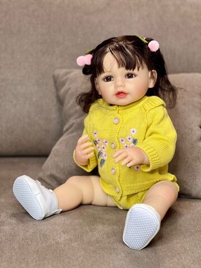 Кукла Реборн виниловая 55см в пакете (FA-308)