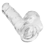 Прозрачный реалистичный фаллоимитатор 18см Devi DT-2002