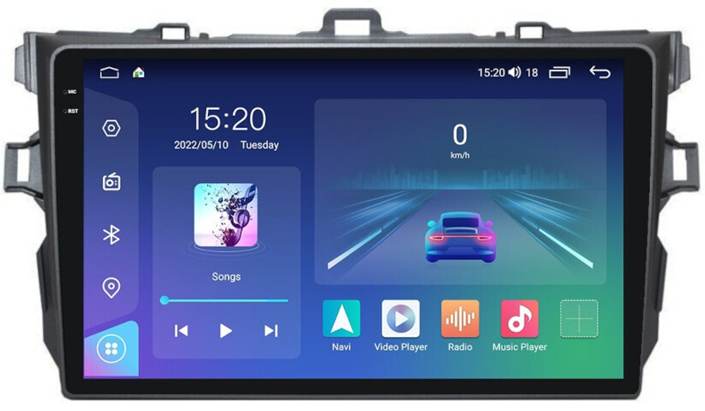 Магнитола для Toyota Corolla 150 2007-2013 - Parafar PF692RN2K на Android 13, QLED+2K, ТОП процессор, 4Гб+32Гб, CarPlay, 4G SIM-слот