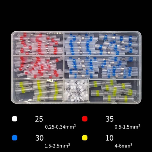 Термоусадка для проводов с клеевым слоем и припоем