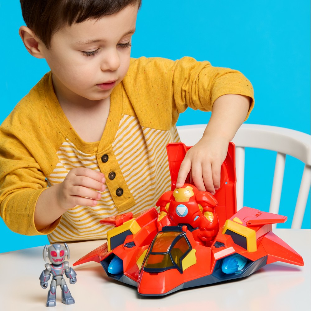 Hasbro G1994 — Игровой набор «Самолёт Iron Jet» с бронёй и 2 фигурками Мстители G1994 — фото 9