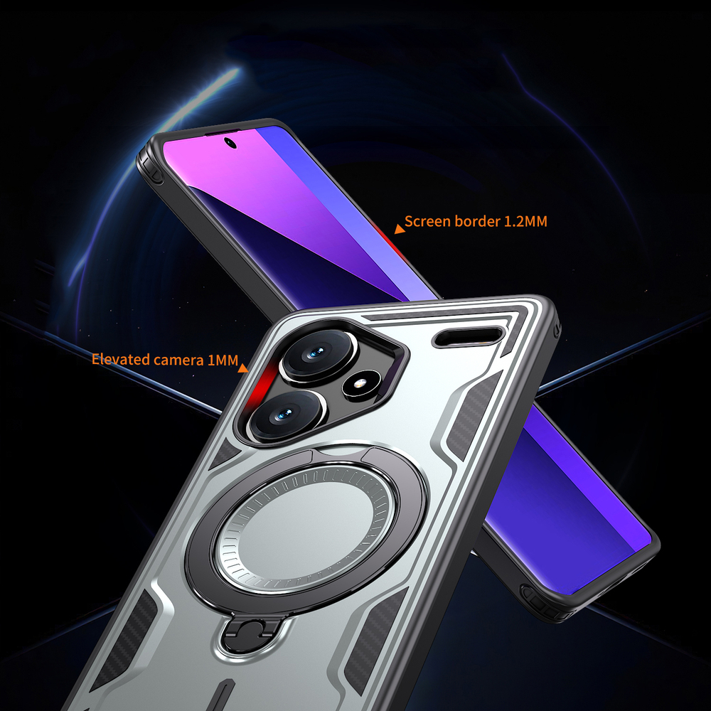 Чехол Magneto Case с кольцом для Xiaomi Redmi Note 13 Pro+