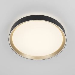 Citilux BOSS CL751351G LED RGB Светильник с пультом Чёрный с Золотом