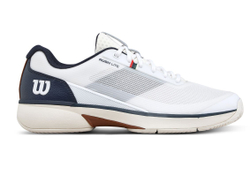 Мужские теннисные кроссовки Wilson Rush Lite 5 - white/navy/tofu
