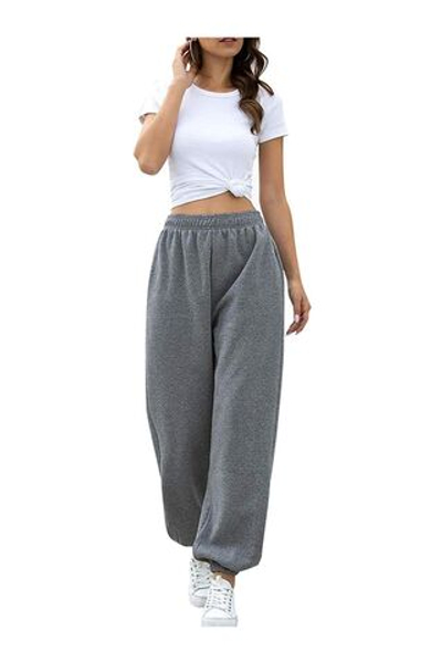 Универсальные бренды Темно-серые спортивные штаны для бега трусцой