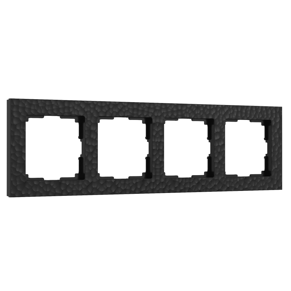 Рамка из поликарбоната на 4 поста Hammer черный W0042408