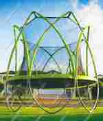 Батут с сеткой, качелями и баскетбольным кольцом, диаметр 8 фт