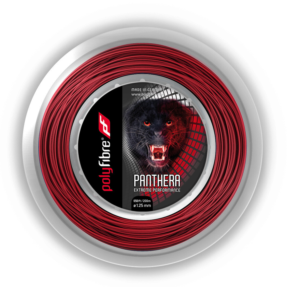 Теннисные струны Polyfibre Panthera (120 m) - red