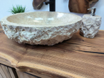 Раковина из мрамора Erozy Cream EM-65668 52х41х15 из натурального камня