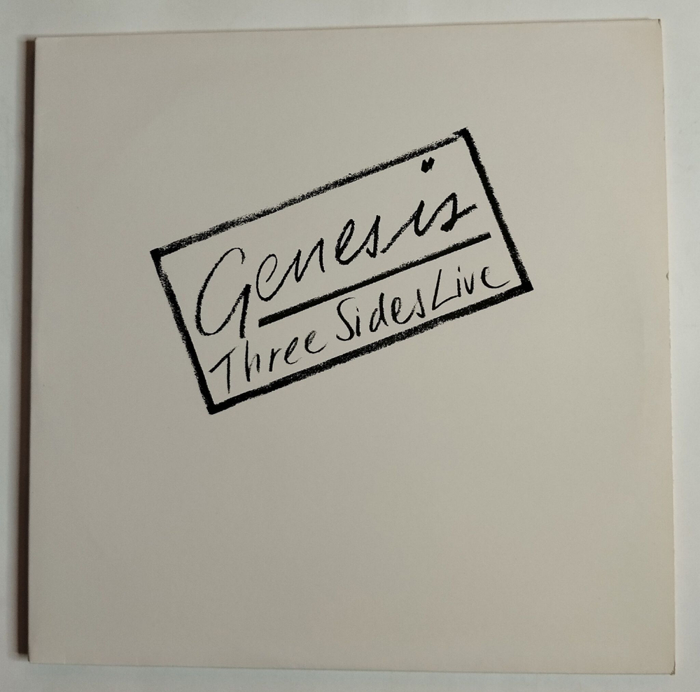 Винтажная виниловая пластинка LP Genesis Three Sides Live (USA 1982)