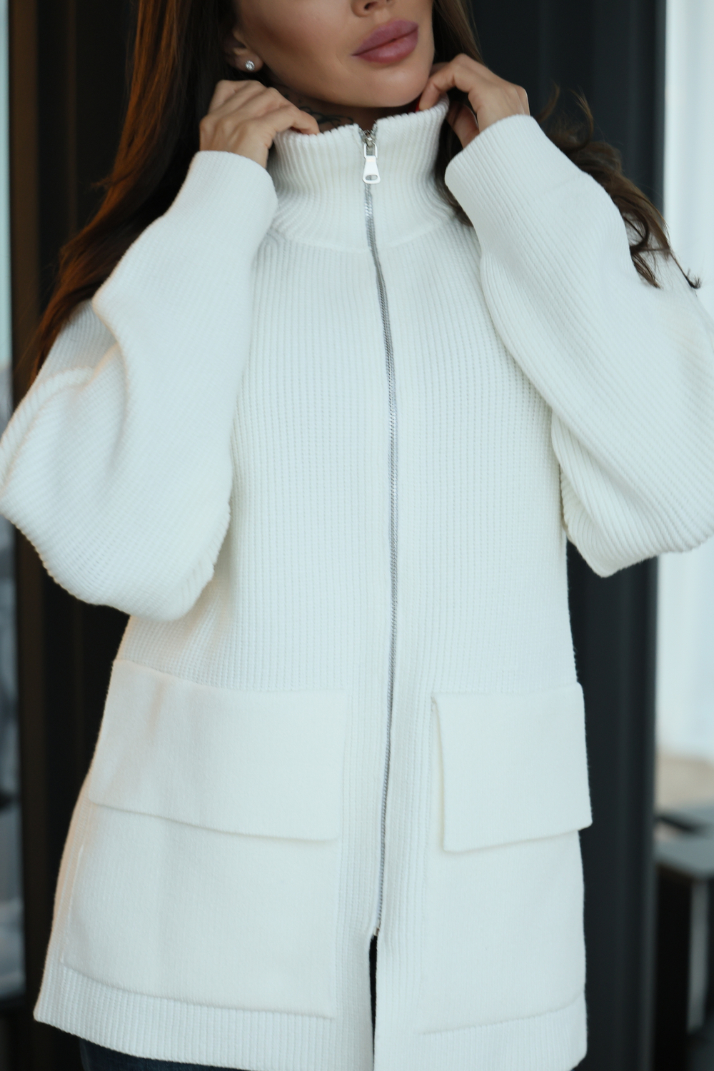 Кардиган на молнии