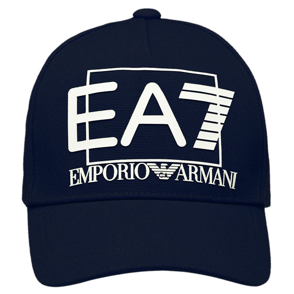 Теннисная кепка EA7 Man Woven Baseball Hat - black iris