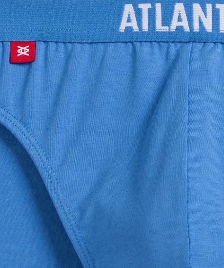 Трусы (5шт) мужские слипы спорт ATLANTIC, 5SMP-004, голубой + темно-синий + светло-голубой + темно-голубой + голубой
