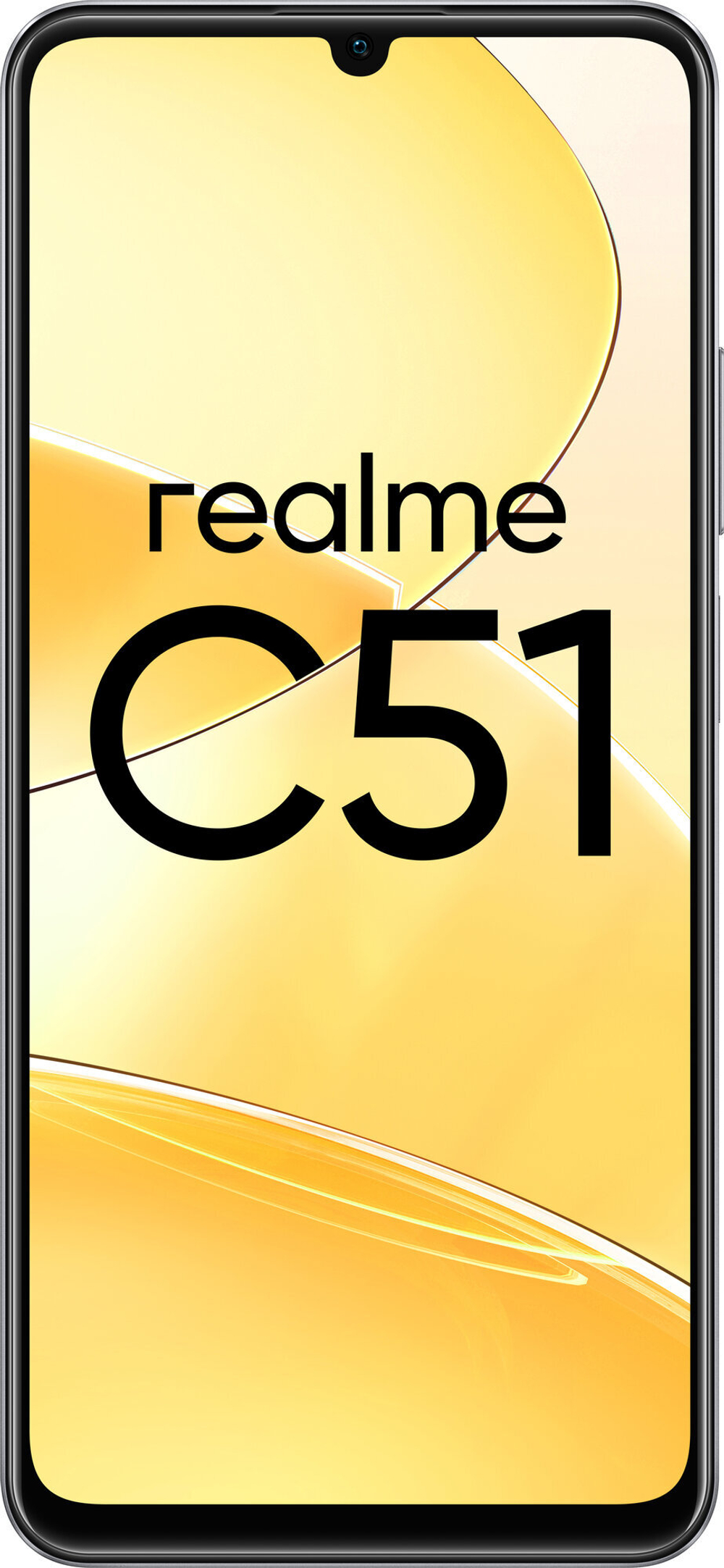 Смартфон realme C51 4/64 ГБ RU, Dual nano SIM, черный