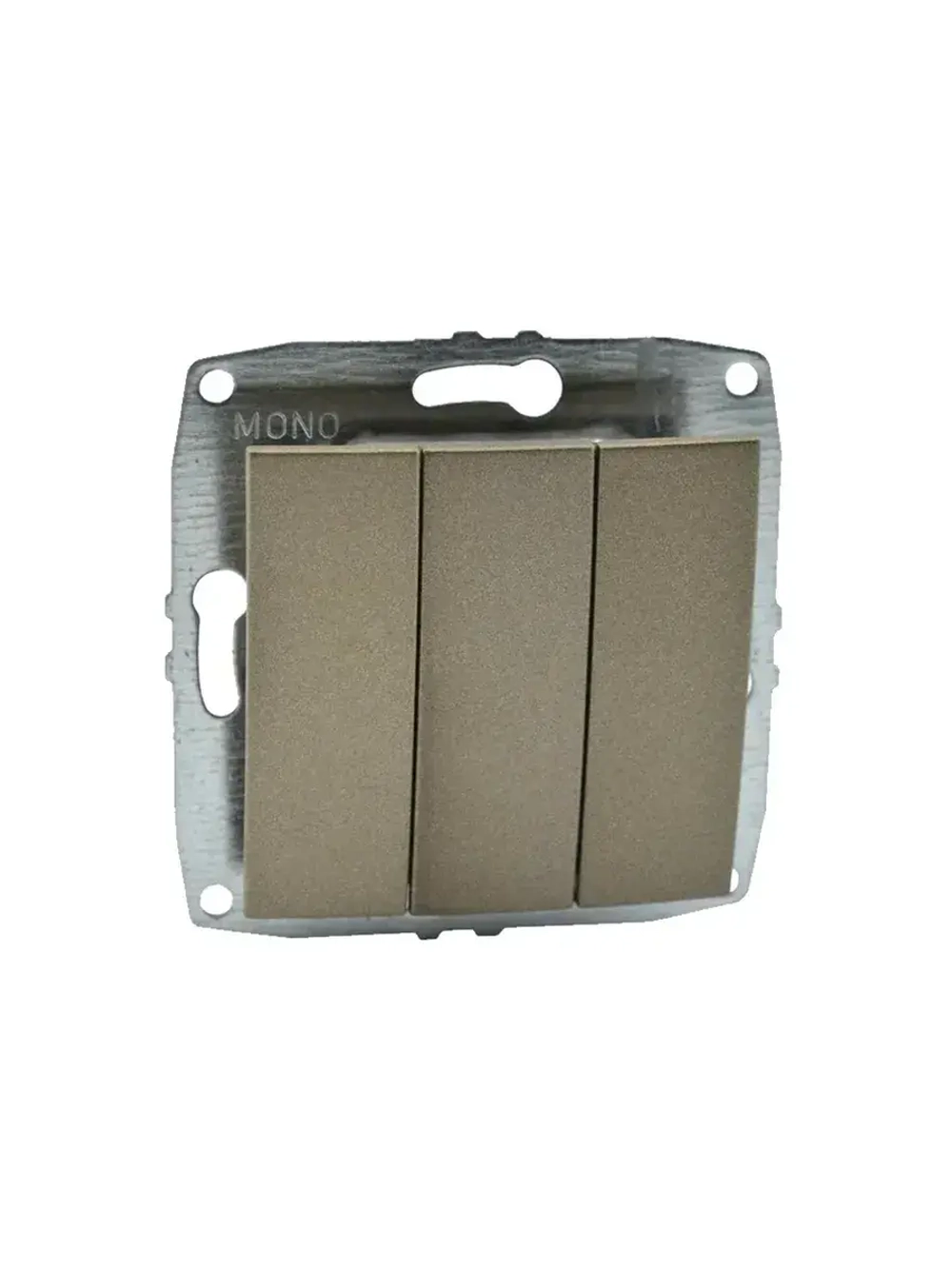 Выключатель 3-кл бронза