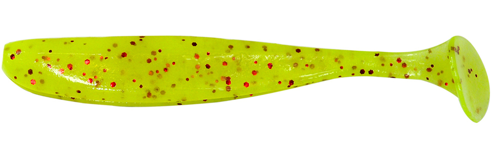 Приманка силиконовая Keitech Easy Shiner 5" #401T Green Pumpkin Chartreuse