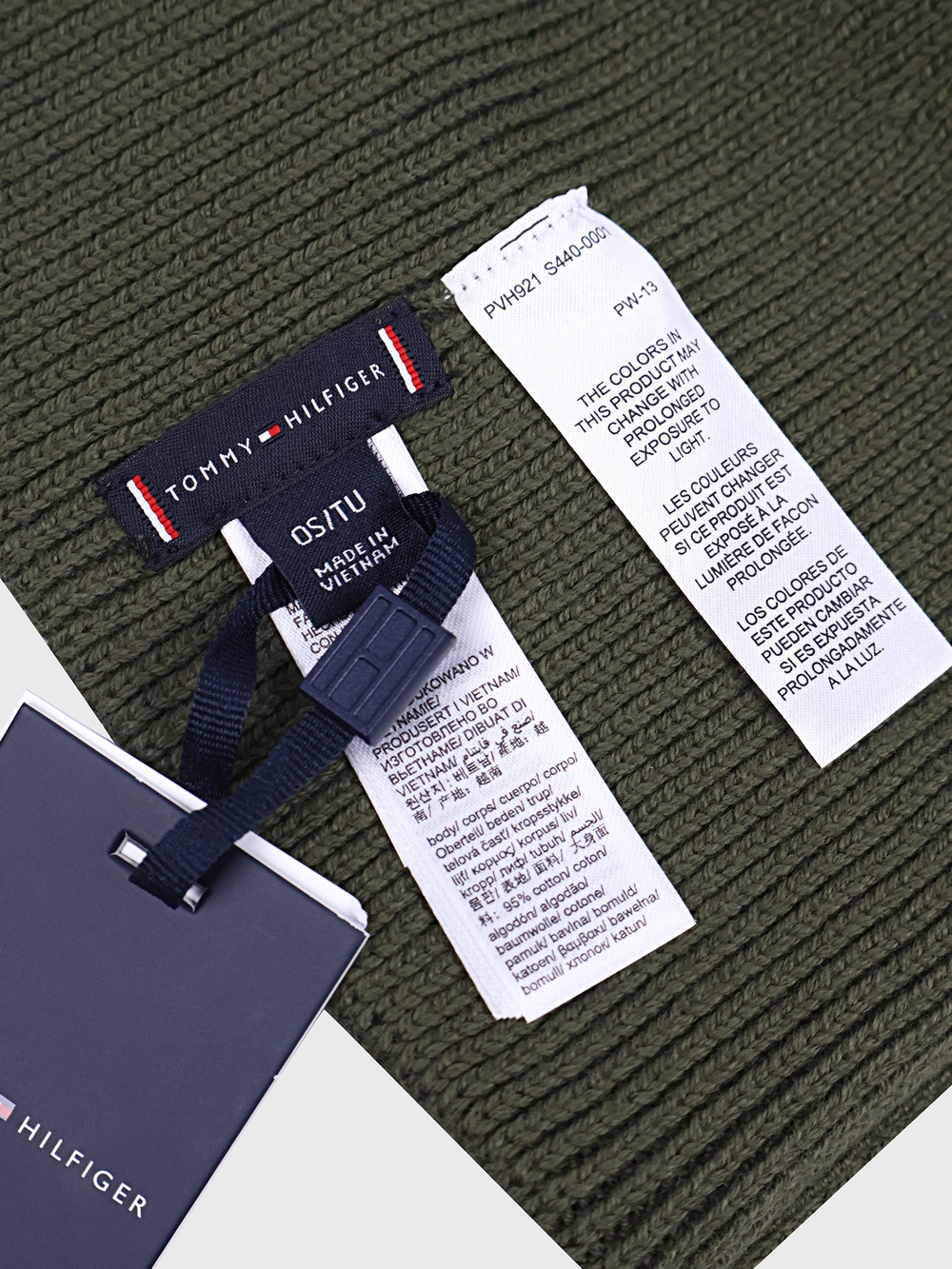 Шапка Tommy Hilfiger Cotton-Cashmere Blend Foxhut Green