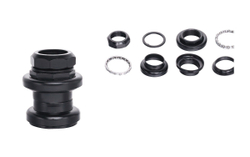 Рулевая колонка SF-HP12, 1-1/8", резьбовая, EC 34/28,6-26T EC 34/30, подшип. 5/32"x22- 2шт, высота 37мм, черн.