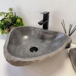 Раковина из речного камня RS-63376 (52*44*15) 0123