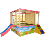 Мини батутная арена "Компактный отдых" 2,5x2,5x1,5 м