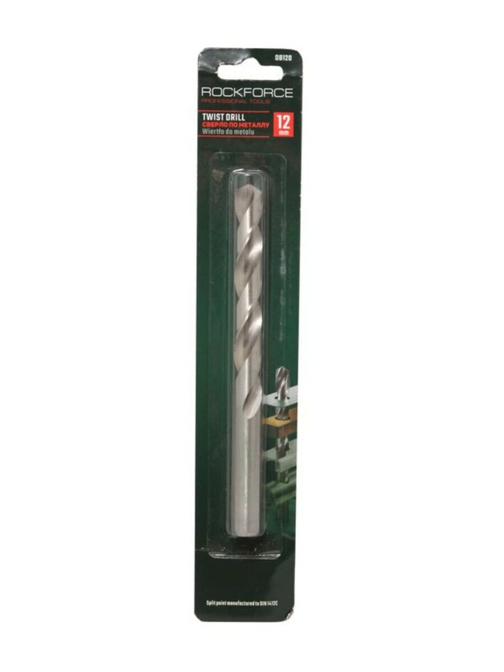 Сверло по металлу 9мм HSS, в блистере RockForce##Rock FORCE RF-DB90