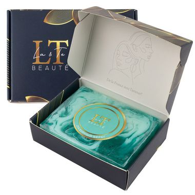 Мыло(+ уп)твердое ручной работы с добавлением эфирных масел ''Лазурный берег'' La and Te beaute LT-6204(+ уп)