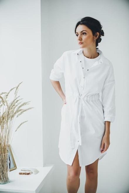 Халат женский м182 сансара белый