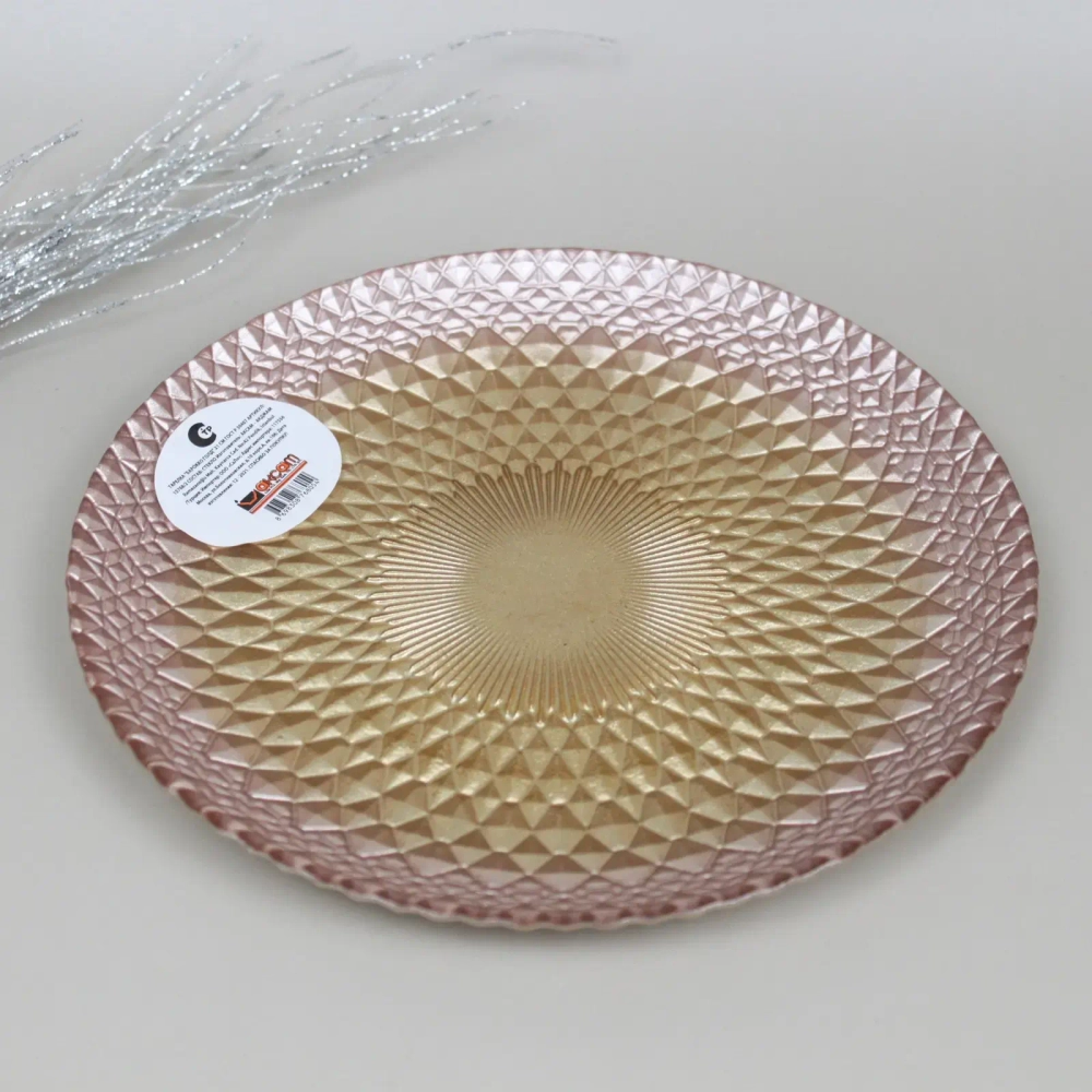 Тарелка 28см «Барокко голд»