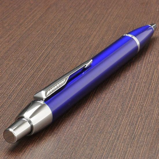 Шариковая ручка Parker IM Metal, K221, цвет: Blue CT, стержень: Mblue, S0856460