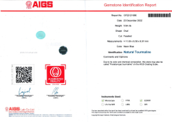 Турмалин Параиба, Овал, 1 шт. / 5,64 карат, Мозамбик