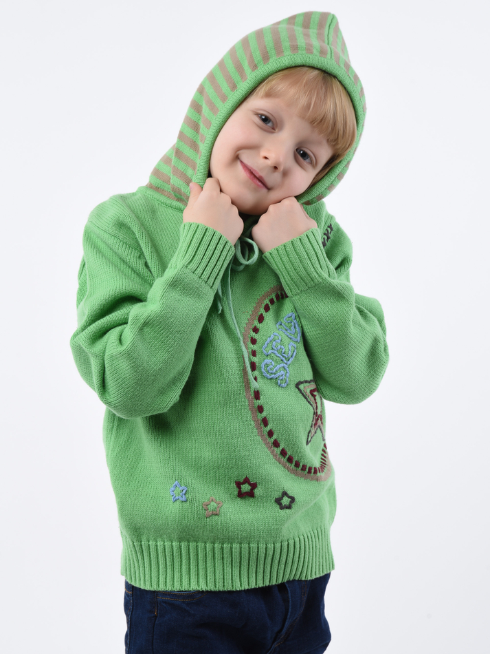 Свитер с капюшоном для мальчика
