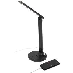 Настольный светильник ЭРА NLED-511-6W-BK светодиодный аккумуляторный черный