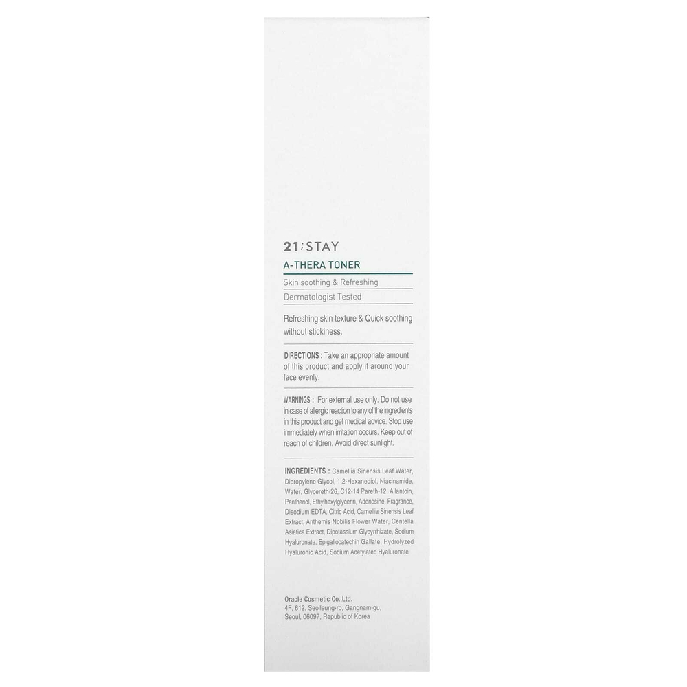 Dr. Oracle, 21; Stay, тоник A-Thera, 120 мл (4,05 жидк. унц.)