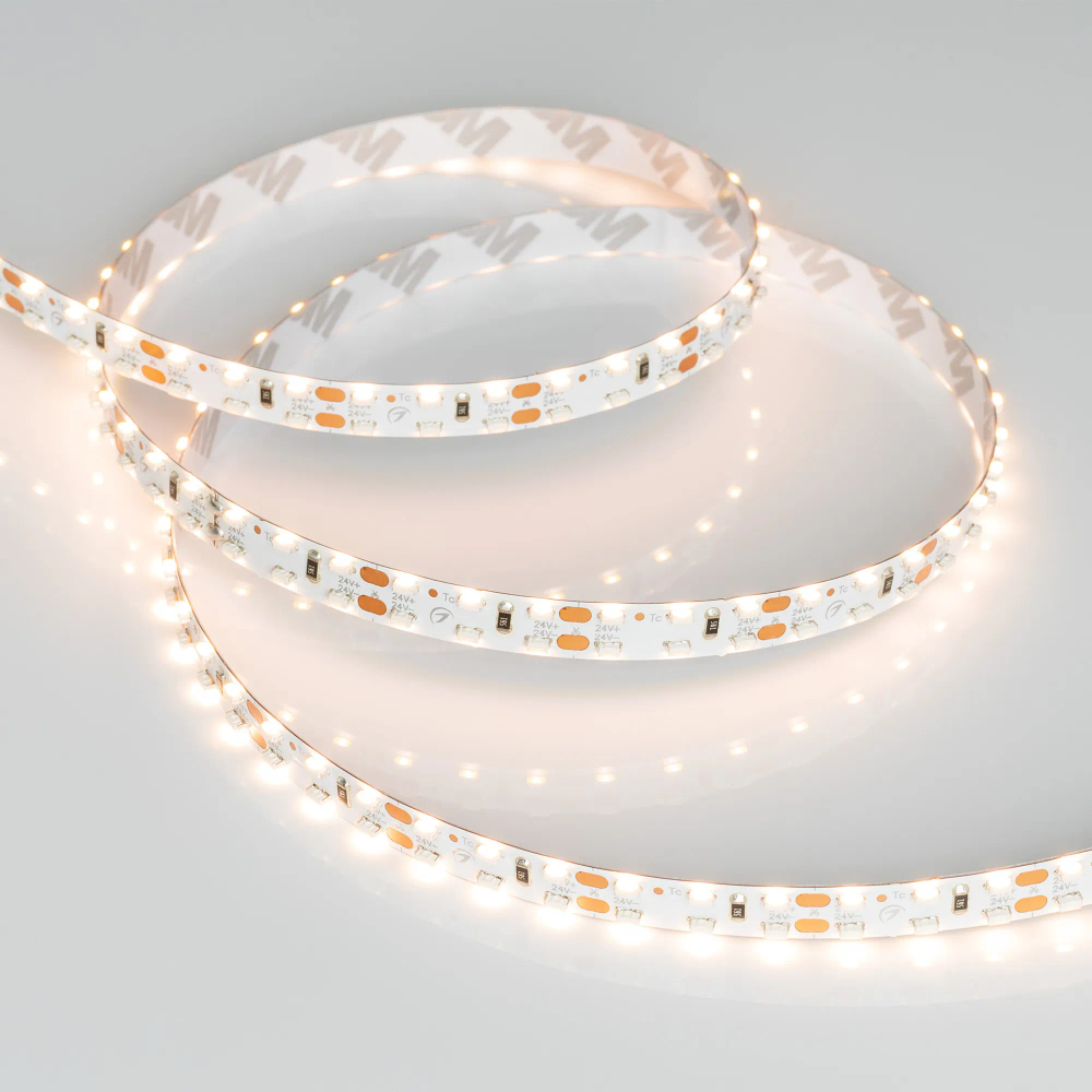 Светодиодная лента RS 2-5000 24V Warm3000 2x2 8mm (3014, 240 LED/m, LUX) (Arlight, 14.4 Вт/м, IP20) 024466