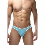 Мужские трусы тонги голубые La Blinque LB15400