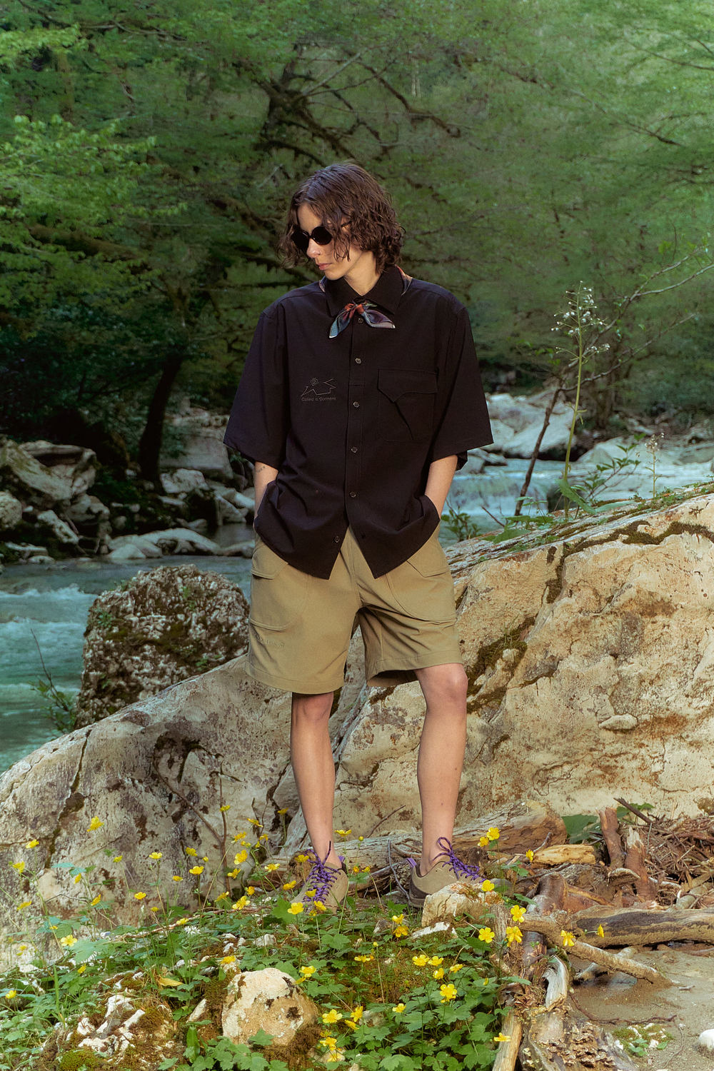 Рубашка Called a Garment Hikercore Shirt "Black"