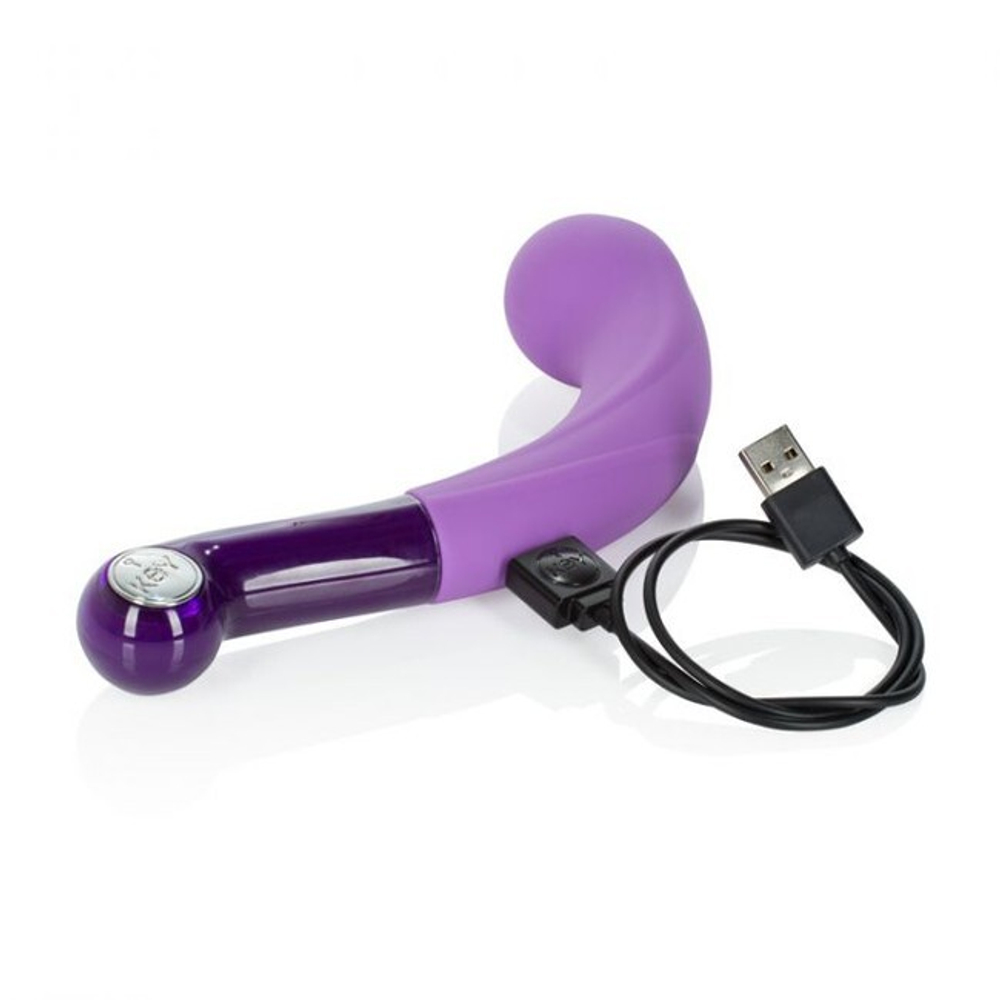 Мощнейший перезаряжаемый вибратор для G-точки Comet II Rechargeable G-Spot Wand (7 режимов) (Цвет: сиреневый и фиолетовый)