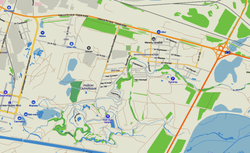 План-схема г. Астана 150 х 170 см подготовлена 20.02.2026 год