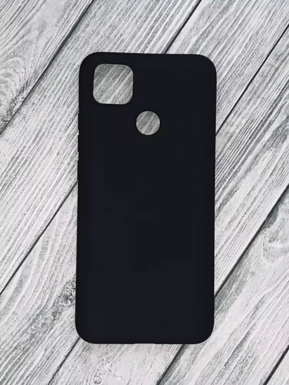 Накладка Xiaomi Redmi 9C силикон матовый черный Soft Case Zibelino