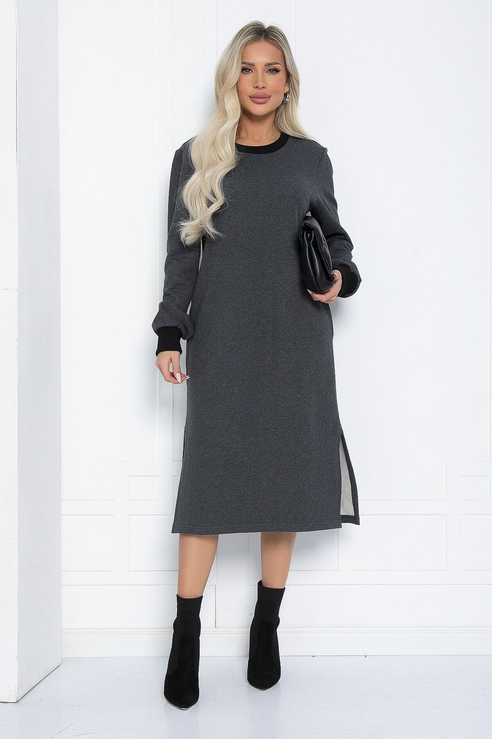 Платье Нирвана (графит) П12416-9 LT Collection